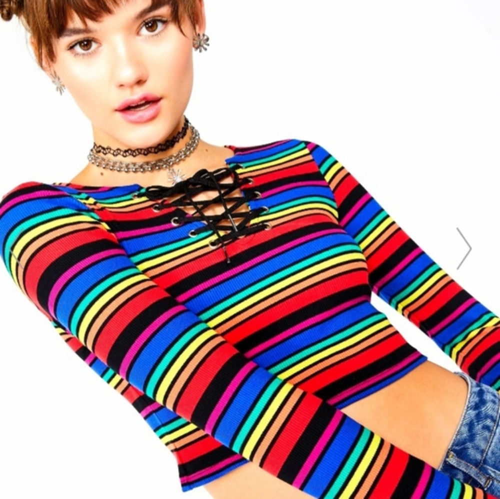 SOLD: Dolls Kill Crazy Town Crop